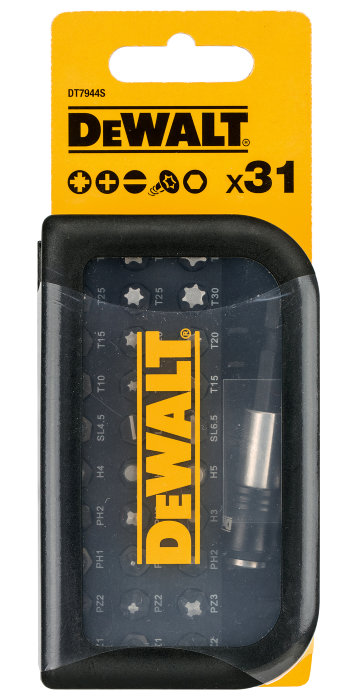 Dewalt bitssæt med 31 dele